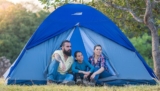 Nautika, Barraca De Camping Fox 3/4 Pessoas com Coluna D’água, Formato Iglu, Impermeabilizado, Acompanha Estacas, Cordas para Fixação, Fácil de Montar, Confortável para Pessoas Altas