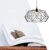 Pendente Galaxy Diamante Aramado Preto Luminária 38Cm Sala