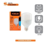 Lâmpada Led Alta Potência Foxlux 20W 6500K Branco Frio Iluminação Residencial Comercial Escritório Cozinha Garagem e Depósito