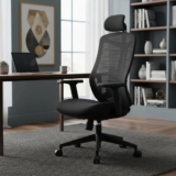 Cadeira De Escritório Diretor Dr.office Giratória Easy Pro