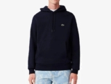 Moletom Com Capuz De Algodão Orgânico Masculino Lacoste