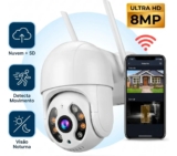Câmera De Segurança Ip Wifi A8 Full Hd Icsee Ptz 355° Com Visão Noturna Áudio Bidirecional Ip66 Monitoramento Remoto Para Celular Android E iPhone