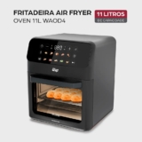 Air Fryer Oven 11 Litros Wap Waod4 Grey Stone Painel Digital 11 Funções 127V