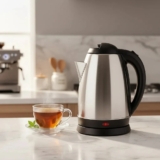 Chaleira Elétrica Inox 1,8l Ferve Água Rápido Café 220v Inox