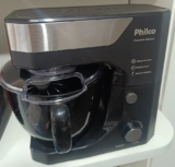Batedeira Planetária Philco 900W 5L Preta 12 Velocidades Turbo PBP90A