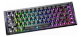 Teclado Gamer Magnético 8000hz Rapid Trigger 0,01mm Hot Swap Switch Ice Blade Cool68 Led Rgb Dareu Ice Black