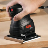 Lixadeira profissional orbital Skil 7232 preta 50Hz/60Hz 200W