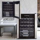 Adega Climatizada Midea 24 Garrafas com Painel Touch WBB241 com Compressor