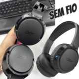 AER by Geonav Fone de Ouvido sem fio Bluetooth AerJoy, On-Ear Dobrável, autonomia* 52 horas, Equalização via Aplicativo, função Encontrar fone, AER13BK, Preto