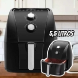 Air Fryer Britânia 5,5l Antiaderente Redstone 1500w Bfr50 Cor Preto 220V
