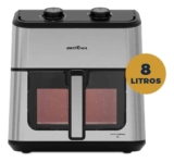 Air Fryer Britânia 8L Redstone Visor Glass BAF80A