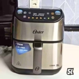 Air fryer Oster OFRT930 de 5L prateado 220V