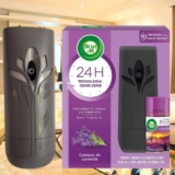 Air Wick Aromatizador De Ambiente Bom Ar Automático Aerossol Freshmatic Campos De Lavanda Aparelho + Refil 250Ml- Embalagem Variável