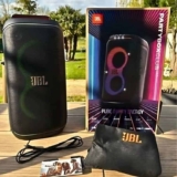 Alto-falante de som profissional portátil Bluetooth Waterproof Jbl Partybox Club 120 160 w reprodução de energia 12 horas efeito de luz LED
