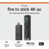 Amazon Fire TV Stick 4K MAX 16GB Wi-Fi 6E Alexa Controle por Voz