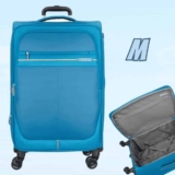 American Tourister Mala de Viagem Skyland Azul Média Expansível