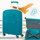 American Tourister Mala de Viagem Starvibe Azul Pequena Expansível