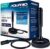 Antena Interna DTV-100 Aquario TV Digital HDTV Cabo com Conector F Macho Preto Pequeno