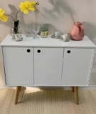 Aparador Buffet 3 Portas Móveis Bonatto Multiuso Organizador