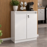 Aparador Buffet 60cm 2 Portas Com Chave Multimóveis Cr50099