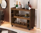 Aparador Cantinho do Café Buffet c/Rodízios – Gourmet – Canela – TuttiCasa