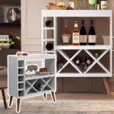 Aparador com Adega Estilo Retrô Chateau Cor Branco – Comprar Moveis em Casa