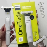 Aparador de Pelos Íntimo Philips OneBlade Intimate QP1924/10 À prova d’água – Bivolt