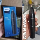 Aparador de pelos para nariz e orelhas Philips Series 1000, À pilha – NT1620/15