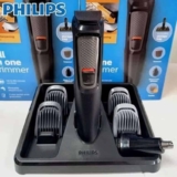 Aparador de Pelos 6 em 1 Philips Series 3000 MG3711/15 Multigroom Bivolt – máquina de barba com 6 Acessórios