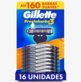 Aparelho de Barbear Gillette Prestobarba3, 16 Uds