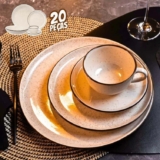 Aparelho De Jantar E Chá 20 Peças Oxford Flat Duna Multicor