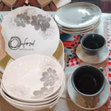 Aparelho De Jantar E Chá 20 Peças Oxford Unni Balance Cor Multicor