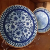 Aparelho De Jantar E Chá 30 Pçs Oxford Unni Jeans