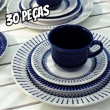 Aparelho de Jantar e Chá 30 peças Donna Colb