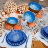 Aparelho de Jantar Mandacaru Martha Medeiros Céu 12 Peças