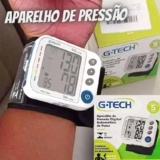 Aparelho de pressão medidor digital arterial pulso automático confiável acompanha pilhas – G-Tech