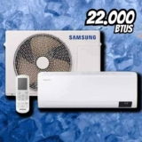 Ar Condicionado Hi Wall Samsung WindFree Connect Inverter 22.000 Btus Frio 220v