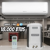 Ar Condicionado Split Agratto Liv Top Inverter 18.000 Btus Quente e Frio R-32