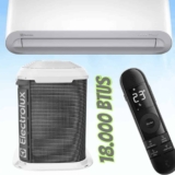 Ar Condicionado Split Hi Wall Electrolux Color Adapt 18000 B Cor Branco 220V
