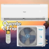 Ar Condicionado Split Hi Wall Elgin Eco Inverter II WIFI 12000 BTU/h Quente Frio 45HJQI12C2WB 220 Volts