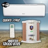 Ar Condicionado Split Hi Wall Gree G-Top Auto Inverter 12.000 Btus Quente e Frio 220v
