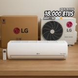 Ar Condicionado Split Hi Wall Inverter LG Dual Compact +AI 18000 BTU/h Quente e Frio S3-W18KLQAL – 220 Volts