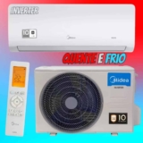 Ar Condicionado Split Hi Wall Inverter Springer Midea Xtreme Save Connect 9000 BTU/h Quente e Frio 42AGVQI09M5- 220 Volts
