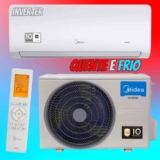 Ar Condicionado Split Hi Wall Inverter Springer Midea Xtreme Save Connect 9000 BTU/h Quente e Frio 42AGVQI09M5- 220 Volts