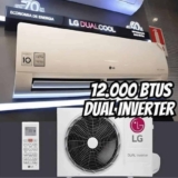 Ar-condicionado Split Hi-Wall LG Dual Inverter – Voice +AI 12.000 BTUs Frio S3-Q12JA31K