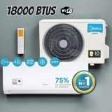 Ar condicionado split Hw Inverter Xtreme Save Connnect R-32 Springer Midea 18000 Btus frio 220V 42AGVCI18M5