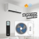 Ar-Condicionado Split Inverter 12000 BTUs EOS Master Inverter High Wall Quente e Frio EASM12001IQI/EASM12001IQE 220V