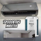 Ar Condicionado Split Inverter Hi Wall Philco Espelhado 12000 BTUs Quente/Frio PAC12000IQFM15E – 220V