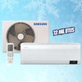 Ar-condicionado Split Inverter Samsung WindFree Sem Vento 12.000 BTUs Frio AR12AVHABWKNAZ Branco 220V Branco