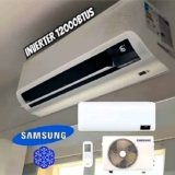 Ar-condicionado Split Samsung Inverter WindFree AI 12.000 BTUs Frio Sem Vento AR12DYFAAWKNAZ 220V